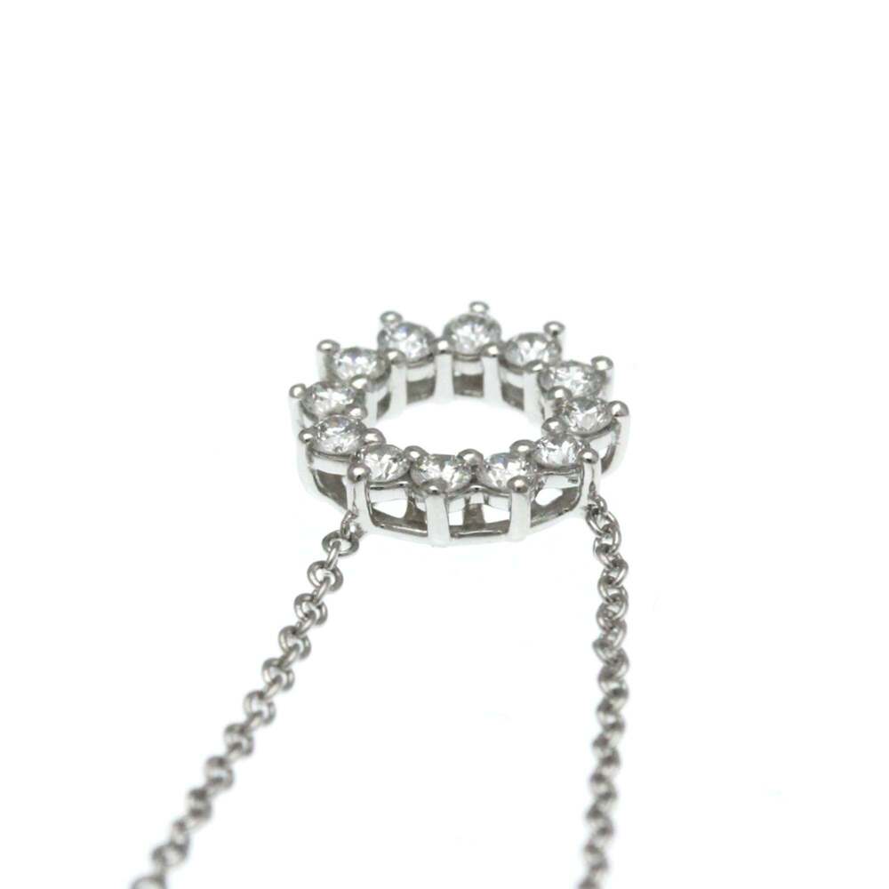 TIFFANY Authentic Silver Diamond Necklace - Picture 7 of 13